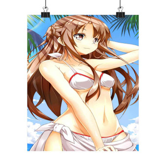 Asuna Sword Art Online Art Print Satin Silky Poster Home Decor