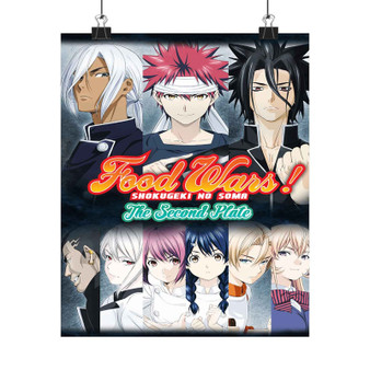 Food Wars Art Print Satin Silky Poster Home Decor