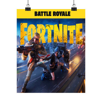 Fortnite Battle Royale Art Print Satin Silky Poster Home Decor