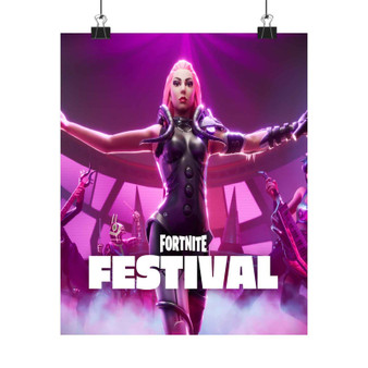 Fortnite Festival Art Print Satin Silky Poster Home Decor