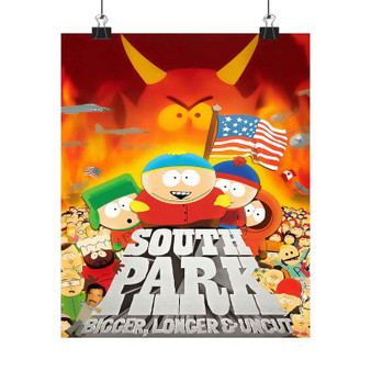 South Park Bigger Longer and Uncut Art Print Satin Silky Poster Home Decor