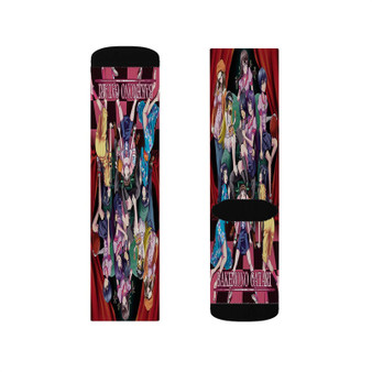 Bakemonogatari Greatest Sublimation Socks Polyester Unisex Regular Fit White