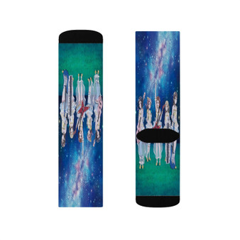 Ban G Dream Sublimation Socks Polyester Unisex Regular Fit White