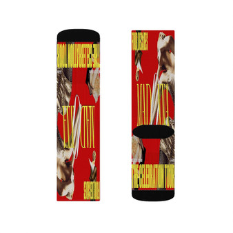 Madonna Celebration Tour Sublimation Socks Polyester Unisex Regular Fit White