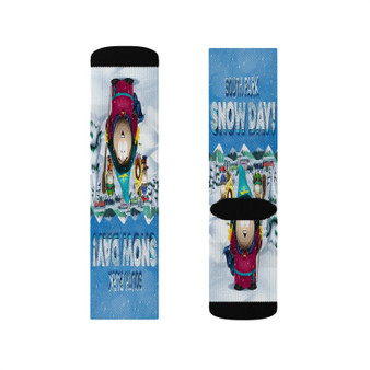 South Park Snow Day Sublimation Socks Polyester Unisex Regular Fit White