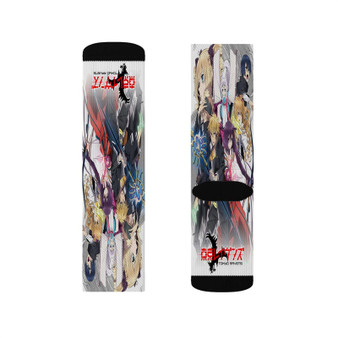 Tokyo Ravens Sublimation Socks Polyester Unisex Regular Fit White