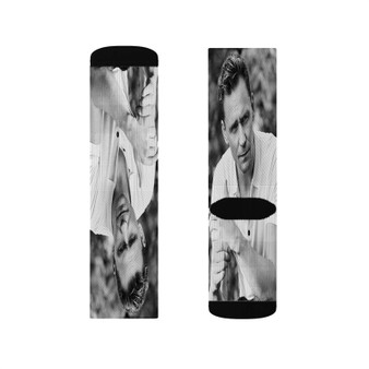 Tom Hiddleston Sublimation Socks Polyester Unisex Regular Fit White