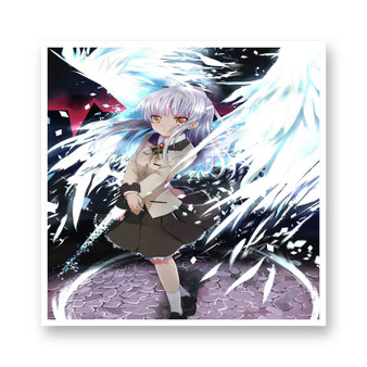 Angel Beats Greatest White Transparent Kiss-Cut Stickers Vinyl Glossy