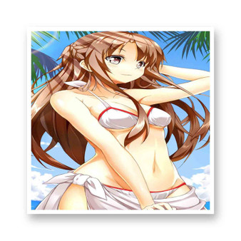 Asuna Sword Art Online White Transparent Kiss-Cut Stickers Vinyl Glossy