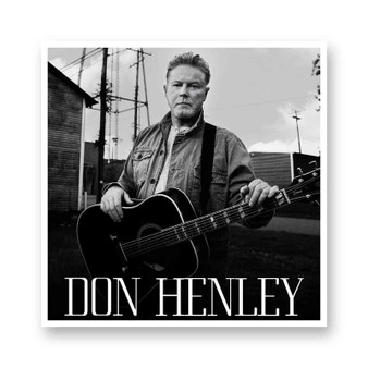 Don Henley White Transparent Kiss-Cut Stickers Vinyl Glossy