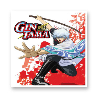 Gintama White Transparent Kiss-Cut Stickers Vinyl Glossy