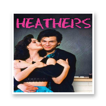 Heathers 1989 White Transparent Kiss-Cut Stickers Vinyl Glossy