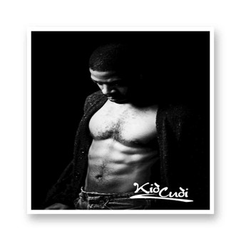 Kid Cudi Surfin White Transparent Kiss-Cut Stickers Vinyl Glossy