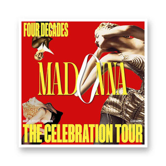 Madonna Celebration Tour White Transparent Kiss-Cut Stickers Vinyl Glossy