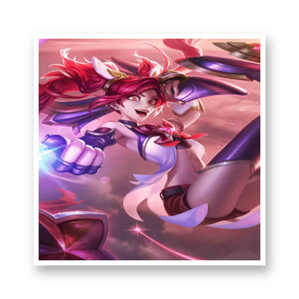 Star Guardian Jinx League of Legends White Transparent Kiss-Cut Stickers Vinyl Glossy