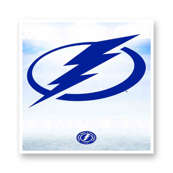 Tampa Bay Lightning NHL White Transparent Kiss-Cut Stickers Vinyl Glossy