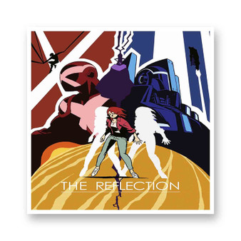 The Reflection White Transparent Kiss-Cut Stickers Vinyl Glossy