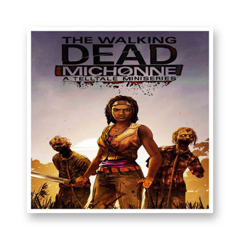 The Walking Dead Michonne White Transparent Kiss-Cut Stickers Vinyl Glossy
