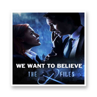 The X Files White Transparent Kiss-Cut Stickers Vinyl Glossy