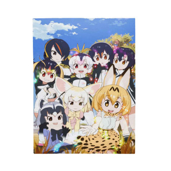 Kemono Friends Polyester Velveteen Plush Blanket Bedroom Family