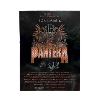 Pantera For Legacy Tour Polyester Velveteen Plush Blanket Bedroom Family