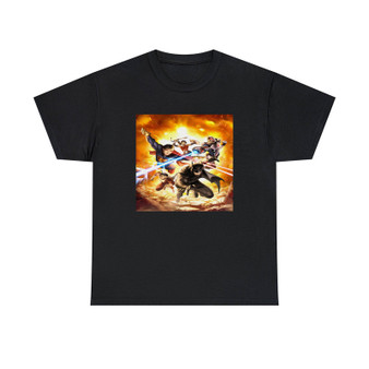 Justice League War Classic Fit Unisex T-Shirts Heavy Cotton Tee Crewneck