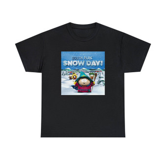 South Park Snow Day Classic Fit Unisex T-Shirts Heavy Cotton Tee Crewneck