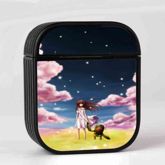 Clannad Case for AirPods Sublimation Hard Durable Plastic Glossy