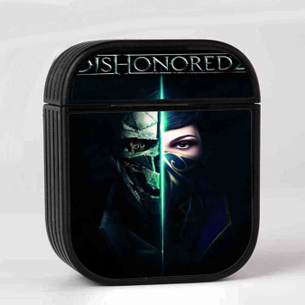 Dishonored 2 Case for AirPods Sublimation Hard Durable Plastic Glossy