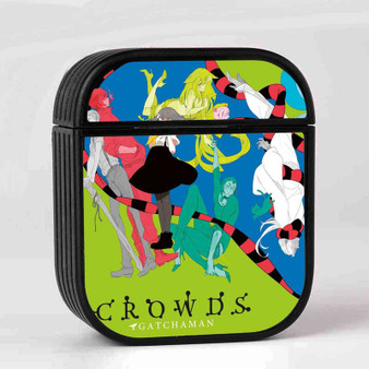Gatchaman Crowds Greatest Case for AirPods Sublimation Hard Durable Plastic Glossy