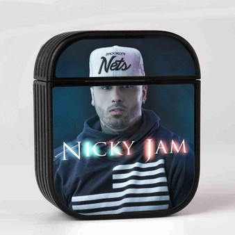 Nicky Jam Case for AirPods Sublimation Hard Durable Plastic Glossy