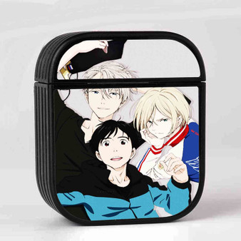 Yuri on Ice Case for AirPods Sublimation Hard Durable Plastic Glossy