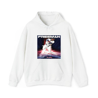 Freddie Freeman LA Dodgers Cotton Polyester Unisex Heavy Blend Hooded Sweatshirt