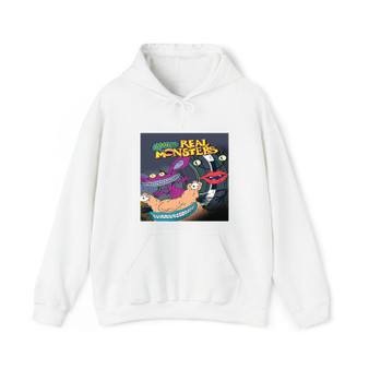 Aaahh Real Monsters Cotton Polyester Unisex Heavy Blend Hooded Sweatshirt