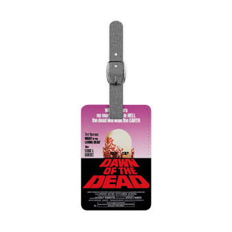 Dawn of the Dead Saffiano Polyester Rectangle White Luggage Tag Card Insert