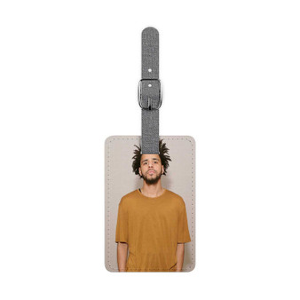 J Cole Saffiano Polyester Rectangle White Luggage Tag Card Insert