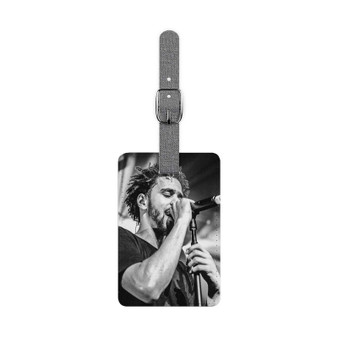 J Cole Greatest Saffiano Polyester Rectangle White Luggage Tag Card Insert