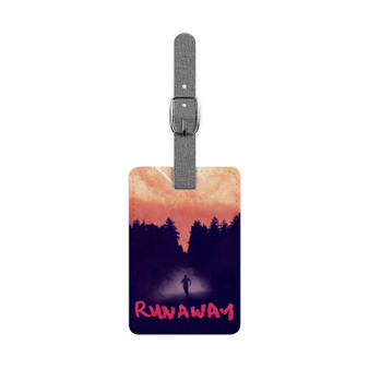 Kanye West Runaway Saffiano Polyester Rectangle White Luggage Tag Card Insert