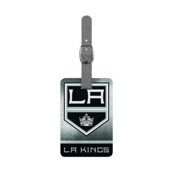 LA Kings NHL Saffiano Polyester Rectangle White Luggage Tag Card Insert