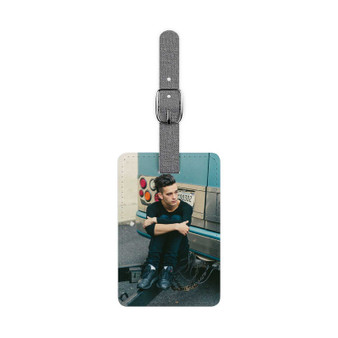 Matty Healy The 1975 Saffiano Polyester Rectangle White Luggage Tag Card Insert