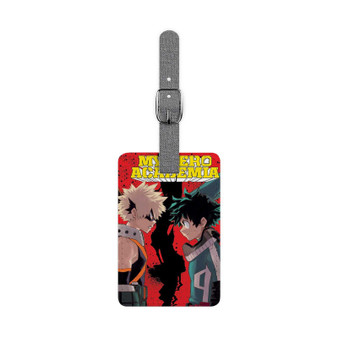 My Hero Academia Saffiano Polyester Rectangle White Luggage Tag Card Insert