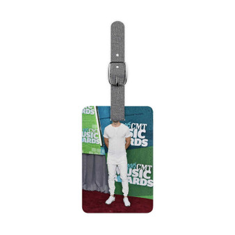 Sam Hunt Saffiano Polyester Rectangle White Luggage Tag Card Insert