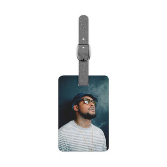 School Boy Q Saffiano Polyester Rectangle White Luggage Tag Card Insert