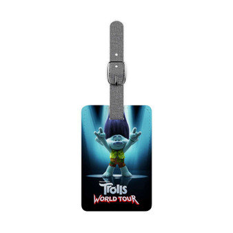 Trolls World Tour Saffiano Polyester Rectangle White Luggage Tag Card Insert