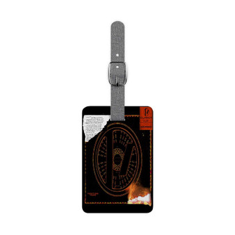 Twenty One Pilots Overcompensate Album Saffiano Polyester Rectangle White Luggage Tag Card Insert