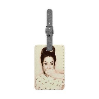 Zoella Beauty Saffiano Polyester Rectangle White Luggage Tag Card Insert