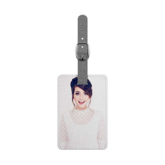 Zoella Saffiano Polyester Rectangle White Luggage Tag Card Insert