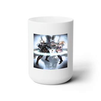 Chaos Rings Ceramic Mug White 15oz Sublimation With BPA Free