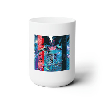 Ghost in the Shell Ceramic Mug White 15oz Sublimation With BPA Free