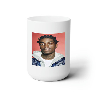 Kodak Black Ceramic Mug White 15oz Sublimation With BPA Free